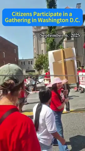 Washington D.C.: Protest Held in Downtown Area  #WashingtonDC #Protest #wearealldc #viraltiktok  