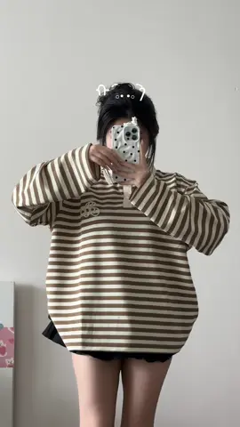 thêm áo sọc nhen #xuhuong #review #outfit #haul #fyb 