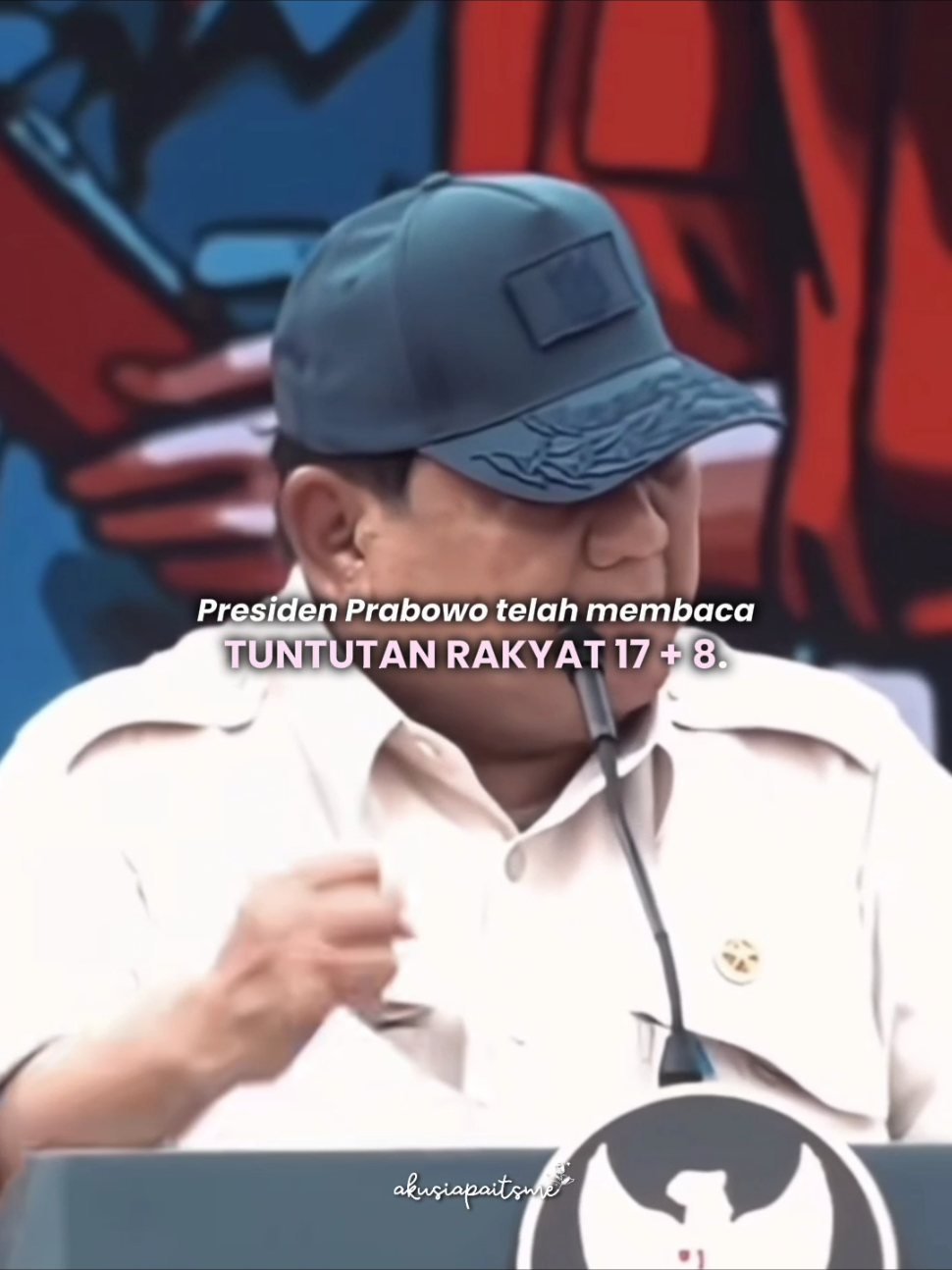 Semoga segera ada kabar baik untuk kita semua 🤲🏻🙏🏻 (source : x/@unilubis) #prabowo #presiden #indonesia #tuntutanrakyat #dpr