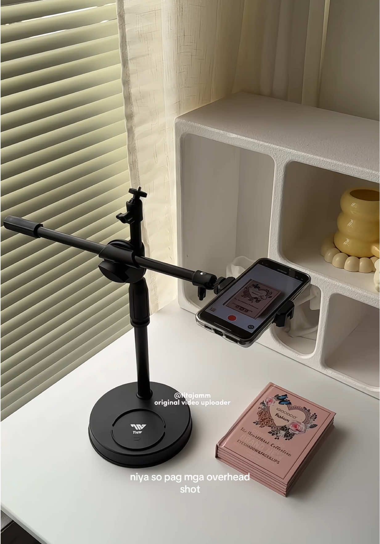 Must have tripod to film overhead videos. #tnwtripod #tripod #filmingsetup #contentcreator #affiliatetips 