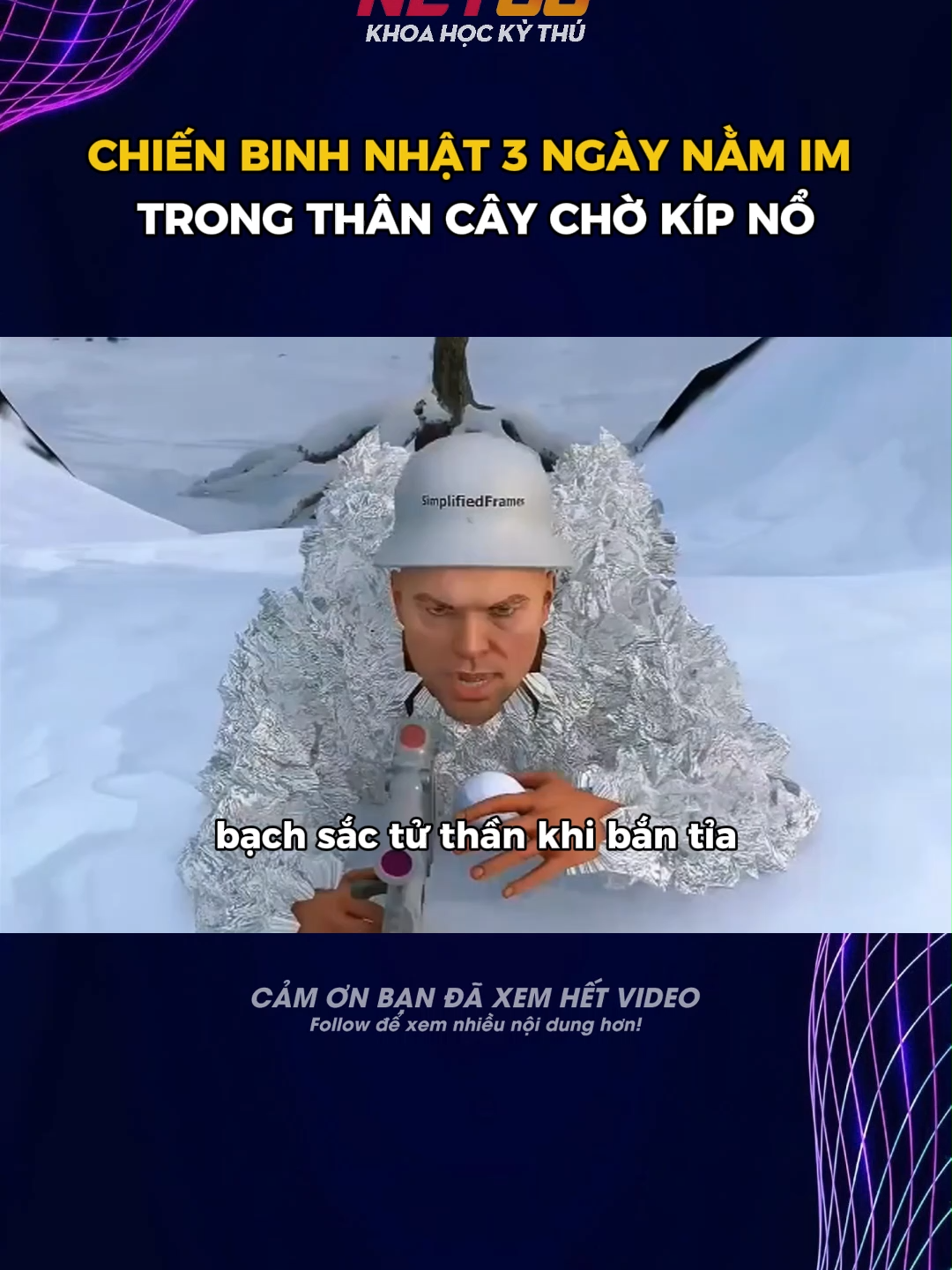 CHIẾN BINH NHẬT 3 NGÀY NẰM IM TRONG THÂN CÂY CHỜ KÍP NỔ #khamphathegioi #tiktokawards #khoahoc