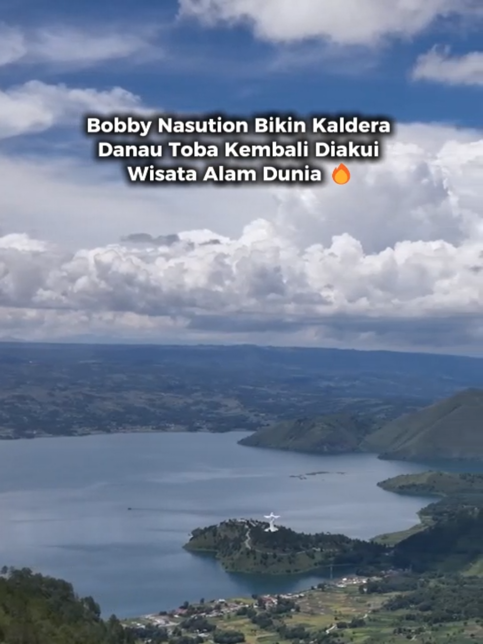 mantap Pak @bobbynst belum ada 1 tahun menjabat, Danau Toba kembali di akui sama Unisco.  #bobbynasution #gubernur #gubernursumut #danautoba #sumut 