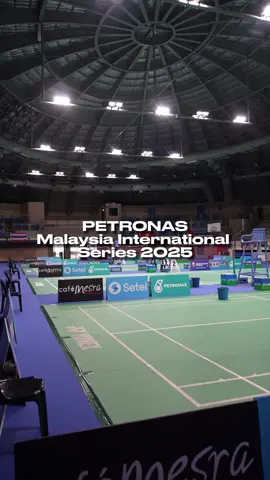 COURT IS READY 🔥 ONLY ONE DAY LEFT. Are you ready? Catch PETRONAS Malaysia International Series 2025 LIVE 📆 9th September 2025 - 14th September 2025 📍EduCity Sports Complex ⚠️FREE ENTRY!⚠️ #PMIS2025 #BadmintonMalaysia #fyp