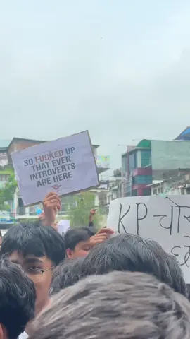 📍Dharan #nomorecurruption #nepaliyouth #protest #fypage #enoughisenough 