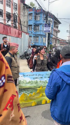 Gen Z at Maitighar. Action, not silence. #GenZPower #VoiceOfYouth #NepalMovement #Maitighar