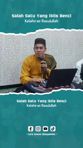 yg benci maulid cuma iblis.. Karena mendengar berita kelahiran nabi Muhammad Saw saja iblis sudah menjerit #salafi  #wahabi 