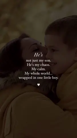 My whole world in one little boy 💙 . . . #fyp #motherhoodquotes #momquotes #boymom #boymamalife 