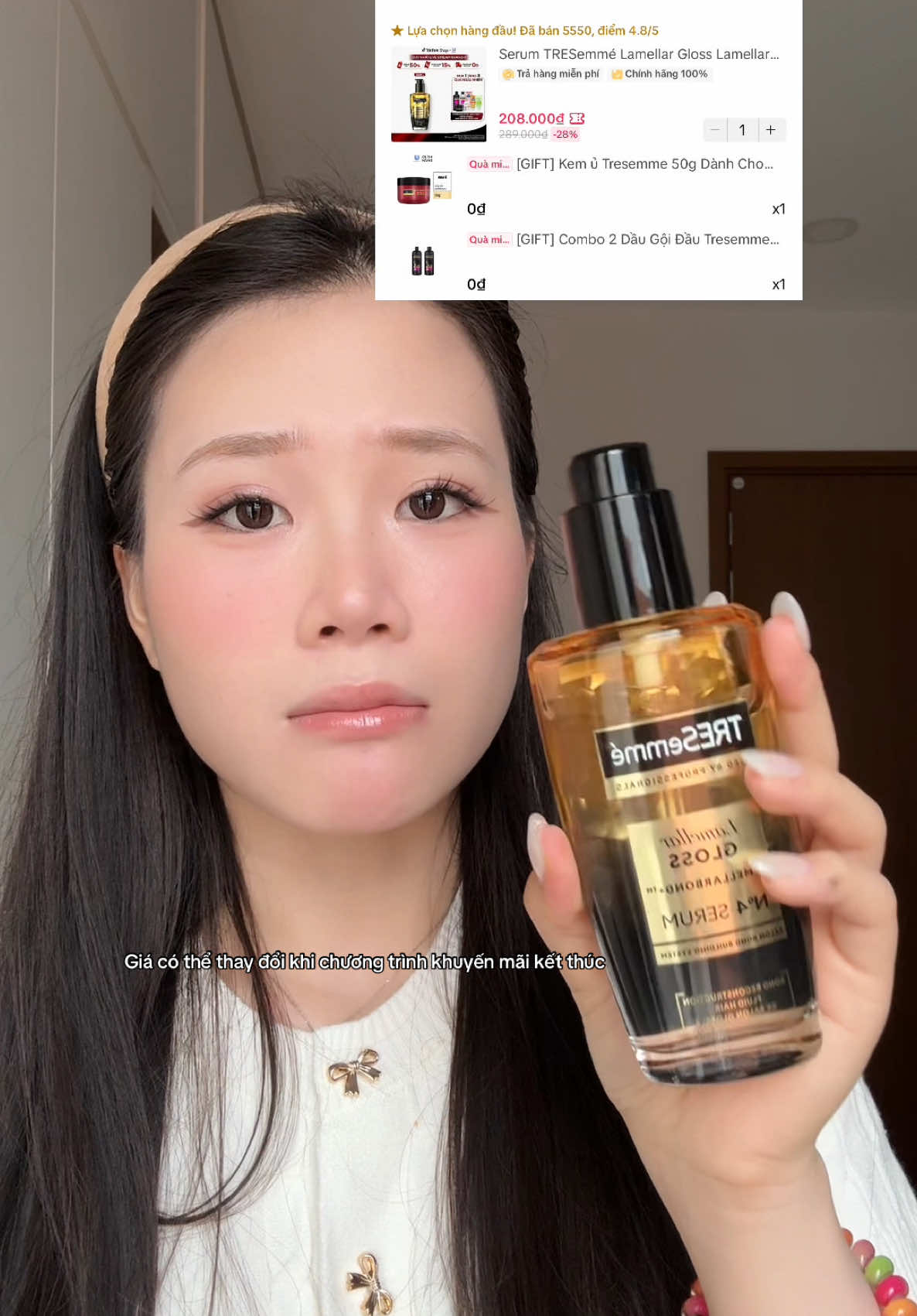 Quá hờiii #thuvienmakeup #goclamdep #reviewlamdep #tresemme #hoptaccungunilever 