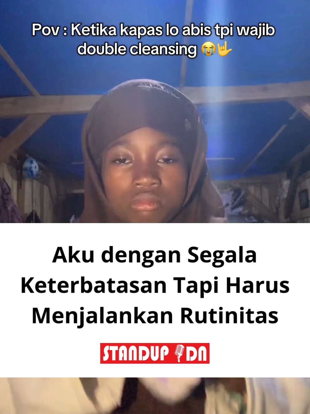 Ketika kapas lagi langka, pembalut jadi solusinya 😂