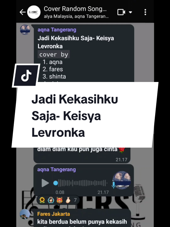 @aqnnkhrnisa@frshdyhh@shintanuriyah07_@masszeeehhhh @salwafzh_ @fai.fai566 @lilys_152 @nuri.nazah @fans_jkt48.difachan  #keisyalevronka #jadikekasihkusaja #coverrandomsong #masukberandafyp #fyppppppppppppppppppppppp 