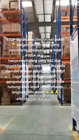 Assalamualaikum SELAMAT SIANG Sahabat Bea Cukai Indonesia.  Ada Beberapa Paket Luar Negeri Yang Berasal Dari London Dan Malaysia , Taiwan . Sudah Lama Dan Belum Di Ambil. Bagi Teman-Teman Yang Merasa Mempunyai Kiriman Silahkan Konfirmasi Ke Saya Via INBOX / WA TerimaKasih ⚠️ Hindari Pengurusan Melalui Agen Atau Calo 📢 @sorotan  #beacukaimakinbaik  #BeaCukaiJakarta  #BeaCukai  #beacukaiindonesia