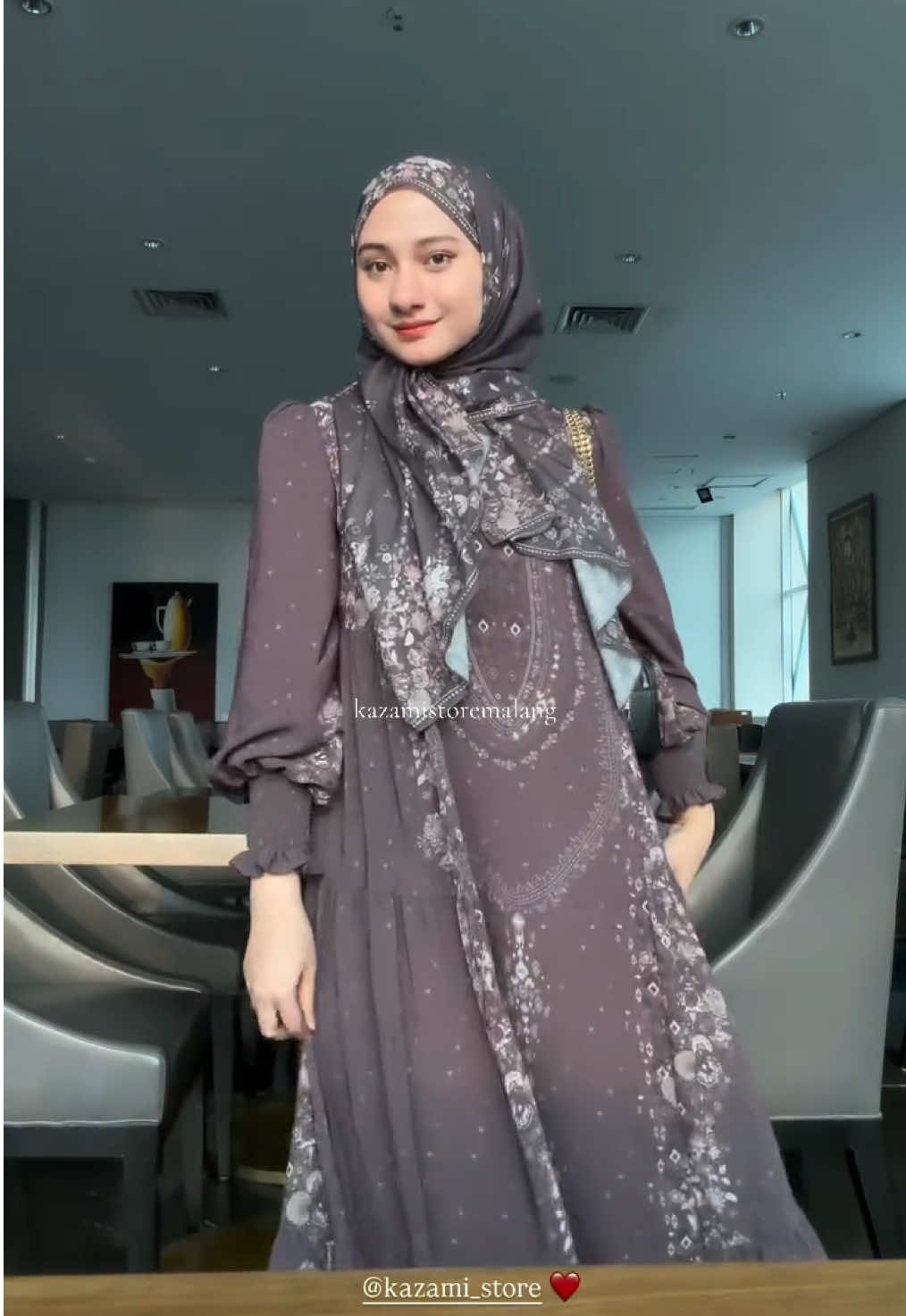 Gemersik style 2 ambergriss 💫 #OOTD #dress #dresskekinian #bajulebaran #kazami