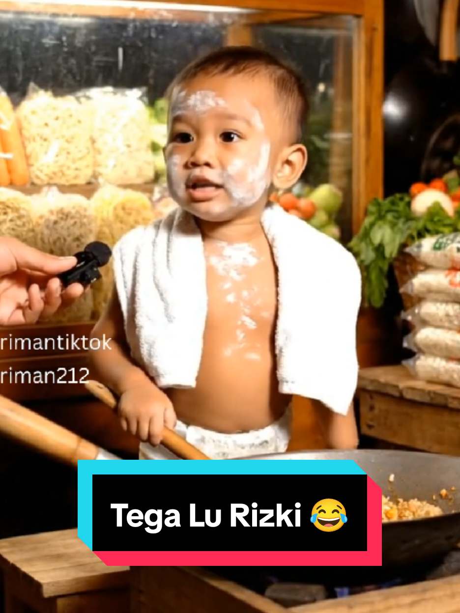 Tega Bgt lu Rizki 😂😂 #indonesia #bayilucu #fypage #fyp #fypシ゚viral 