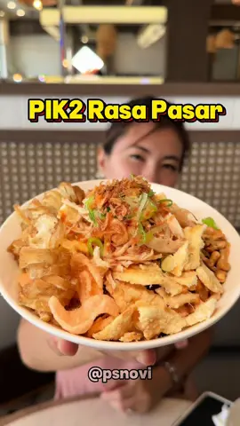 Tim emak2 yang ga bs bangun pagi merapat 🤣 Kadang kangen juga bangun pagi buat cari makanan di pasar, tapi 1 resto ini komplit dari kue basah, nasi uduk, bubur, lontong sayur, lontong Kapuan, soto bogor, duh ada banyak pol deh menunya Yang bikin harus kesini tuh walaupun menunya variatif mereka ga ngasal ya, rasanya jujur enak2 semua, cerita dari ownernya yg banyak dari berbagai daerah jadilah konsep resto nusantara ini My best pick : Pindang Iga Dan Pempek Pelambang, Nasi uduk Betawi ayam bakar, Bugis mandi Kopinya juga enak! 📍 Legit - PIK2 Halal Start 50K/Pax #PSNovi #KulinerPiK #kulinerpik2 #kulinerjakarta #kulinerindonesia #restopik #pikupdate #piknews #kulinerjakut #kulinerjakarta #kulinerviral #pindangiga 