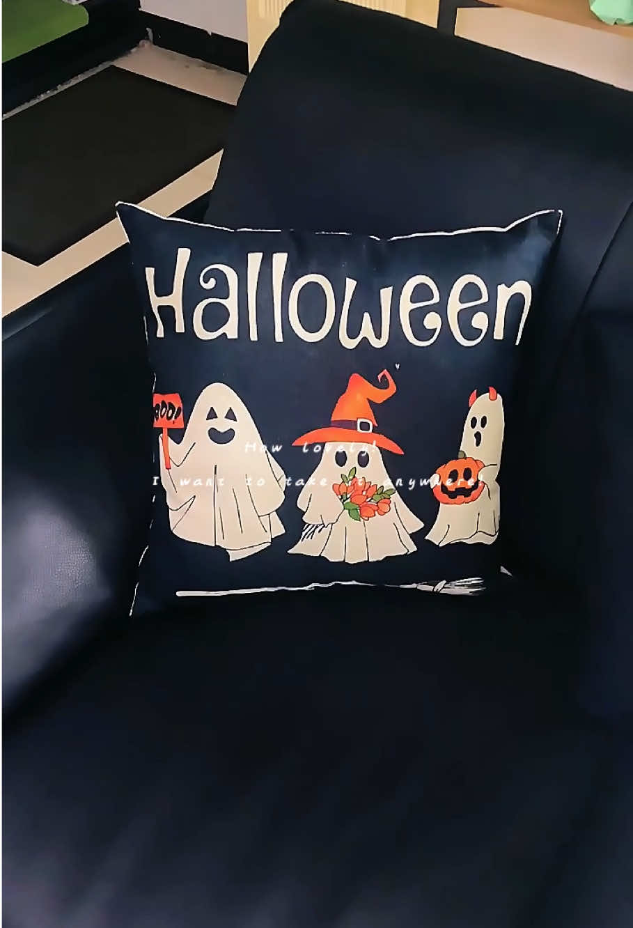 HalloweenPillowMagic​​ #HalloweenDecor #GhostThemedPillows #TrickOrTreatVibes