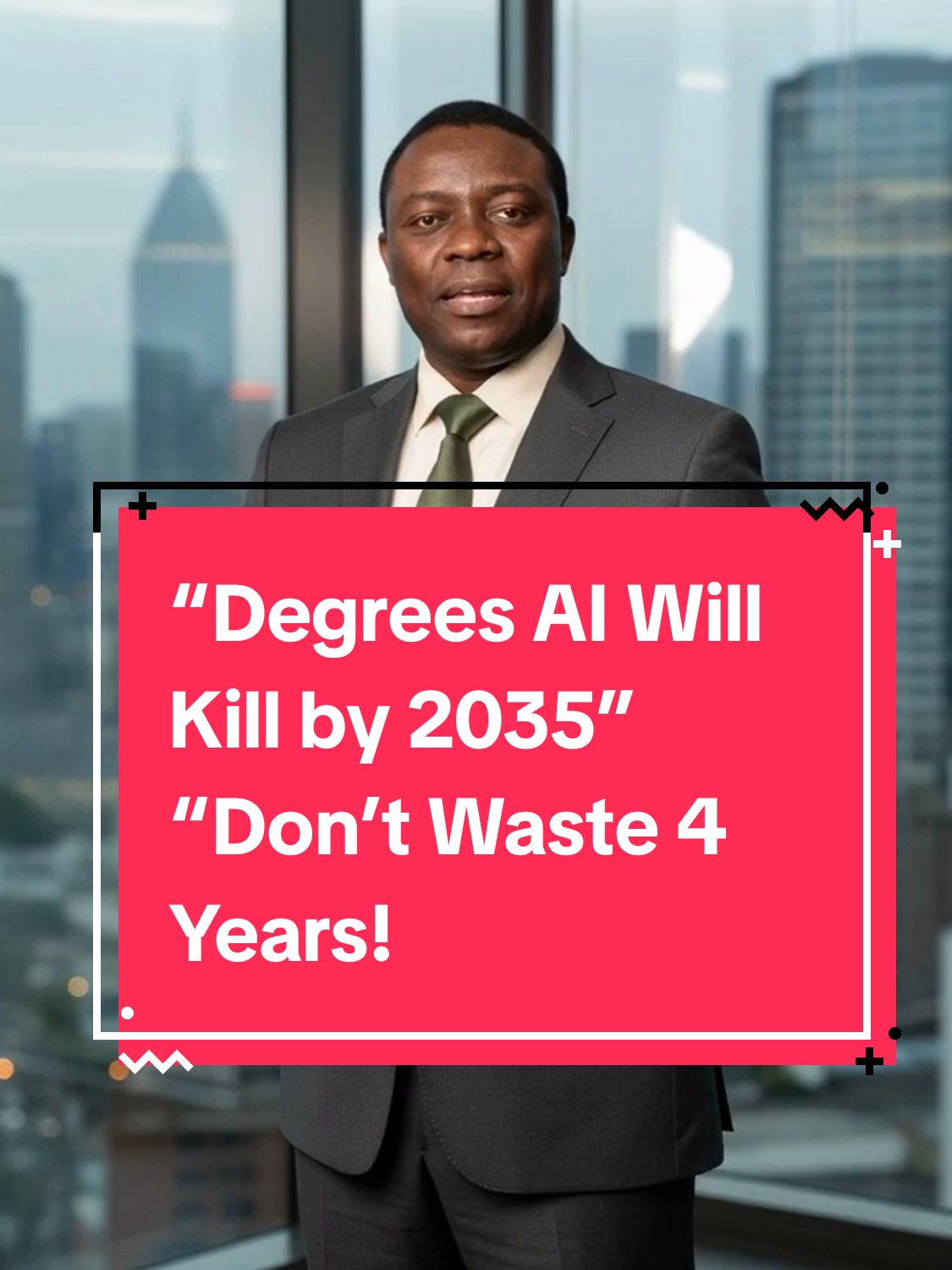 🚨 By 2035, many university degrees will be useless. AI is wiping out jobs faster than we think. Lawyers, accountants, journalists—gone. Only creativity, empathy & hands-on skills will survive. 🎓 Don’t waste years chasing a dead degree. #AI #FutureOfWork #University #Truth #fyp 