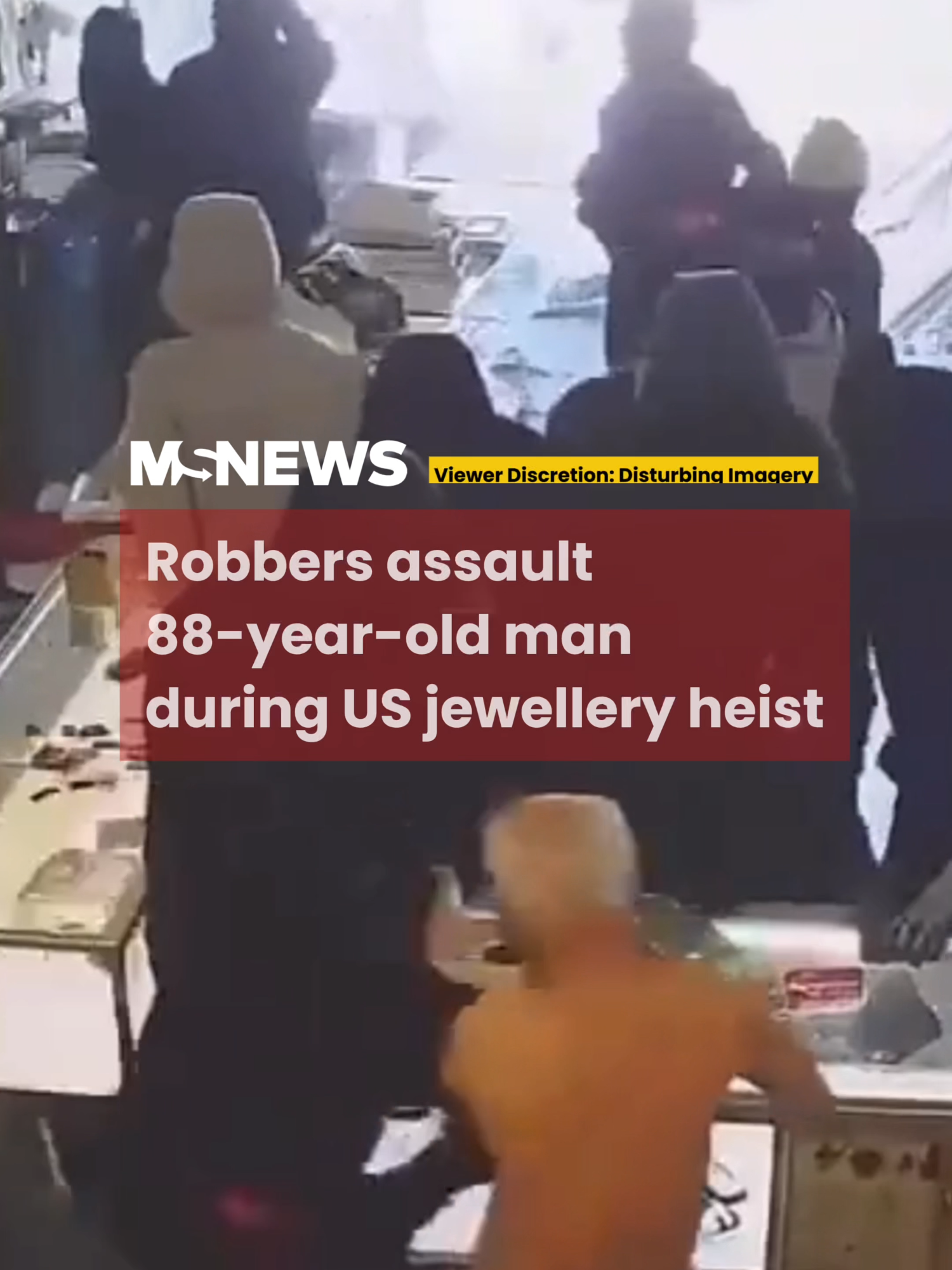 The elderly victim was taken to hospital after suffering a stroke from the assault. #mustsharenews #tiktoksg #usa