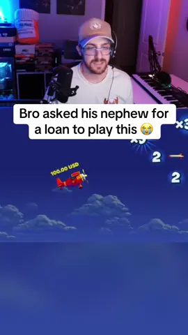 Bro asked his nephew for a loan to play this 😭 #streamer #streaming #fyp 