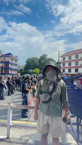 they tried to block us out 🤠 thank u @nischay for risking ur life to take this #corruption #sept8 #nepal