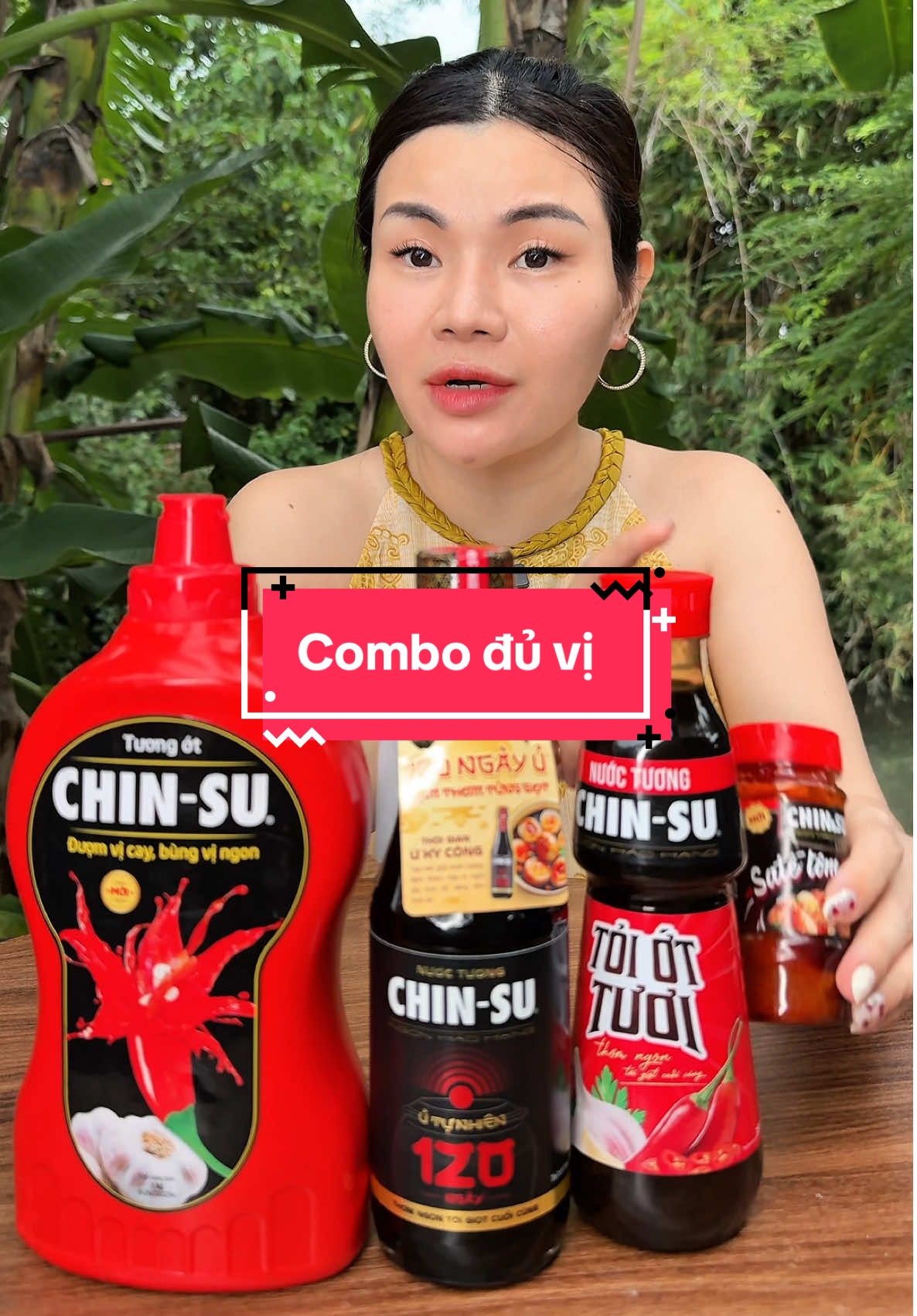 Combo tương ớt, nước tương Chin-Su hời nha chị em ơi #honghong #honghongday91 #tuongot #nuoctuong #sate 