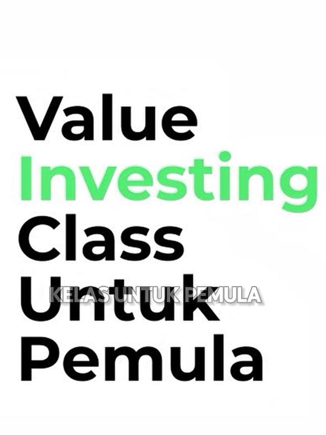 value investing class untuk pemula #timothyronald #timothy #edukasi #mindset #motivasi 