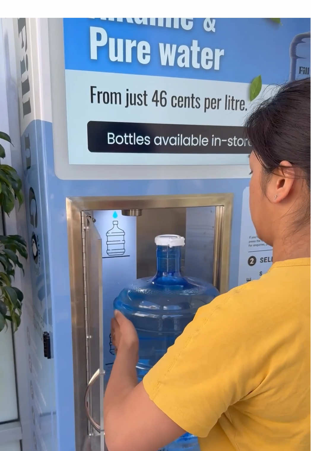💧 Refill with premium alkaline or pure water 24/7 🤩 Grab a 15L reusable bottle in-store & score $20 water credit 🙌 Pure water + Alkaline Water from just 46¢/L 🚰✨  Healthy untra clean water for the whole family 💧  #FillnGo #waterpurification #brisbanebusiness #AlkalineWater #singleuseplastic 