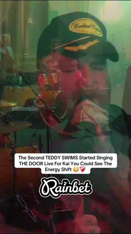 The Second TEDDY SWIMS Started Singing THE DOOR Live For Kai You Could See The Energy Shift 😳❤️‍🩹 #kaicenat #rakai #mafiathon3 #fyp #teamwork