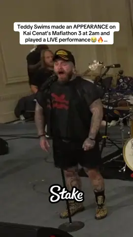 Teddy Swims made an APPEARANCE on Kai Cenat’s Mafiathon 3 at 2am and played a LIVE performance😭🔥… #kaicenat #teddyswims #mafiathon3 
