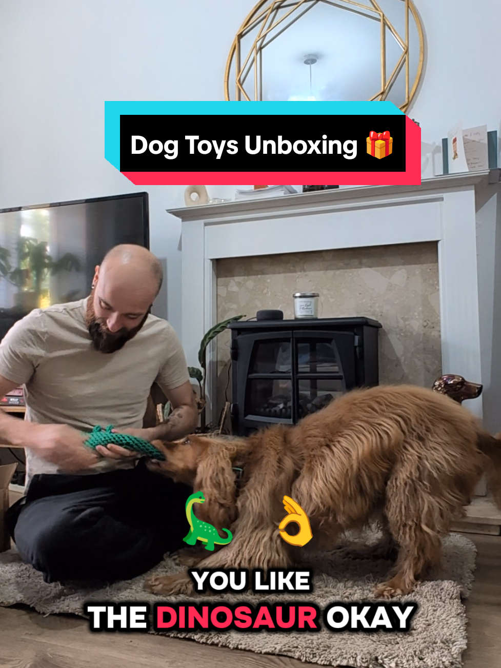 We love an unboxing, especially Max who gets very excited as he knows the gifts are for him. 😆🐶 #dogtoys #tiktokgifts #dogtoysoftiktok #dogtoysuk #dogpawrents 