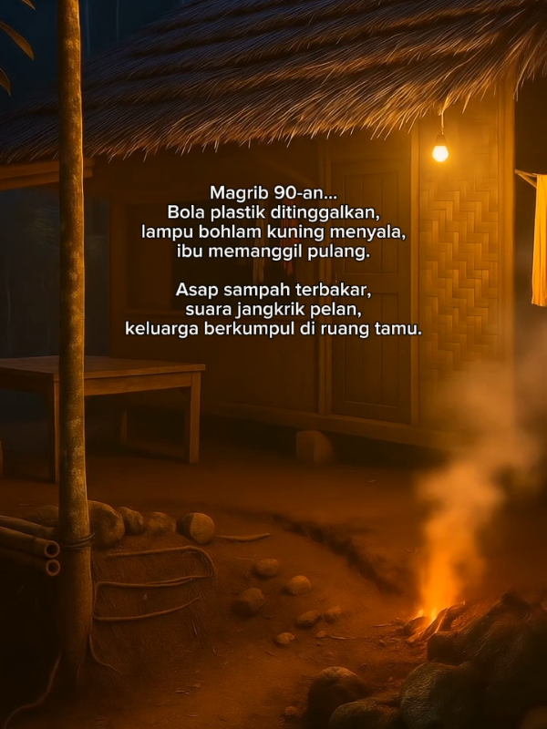 Kampung halaman bukan sekadar tempat, tapi doa yang selalu membuatku ingin pulang. #nostalgia90an #nostalgia #fyp #lewatberanda #jamandulu 