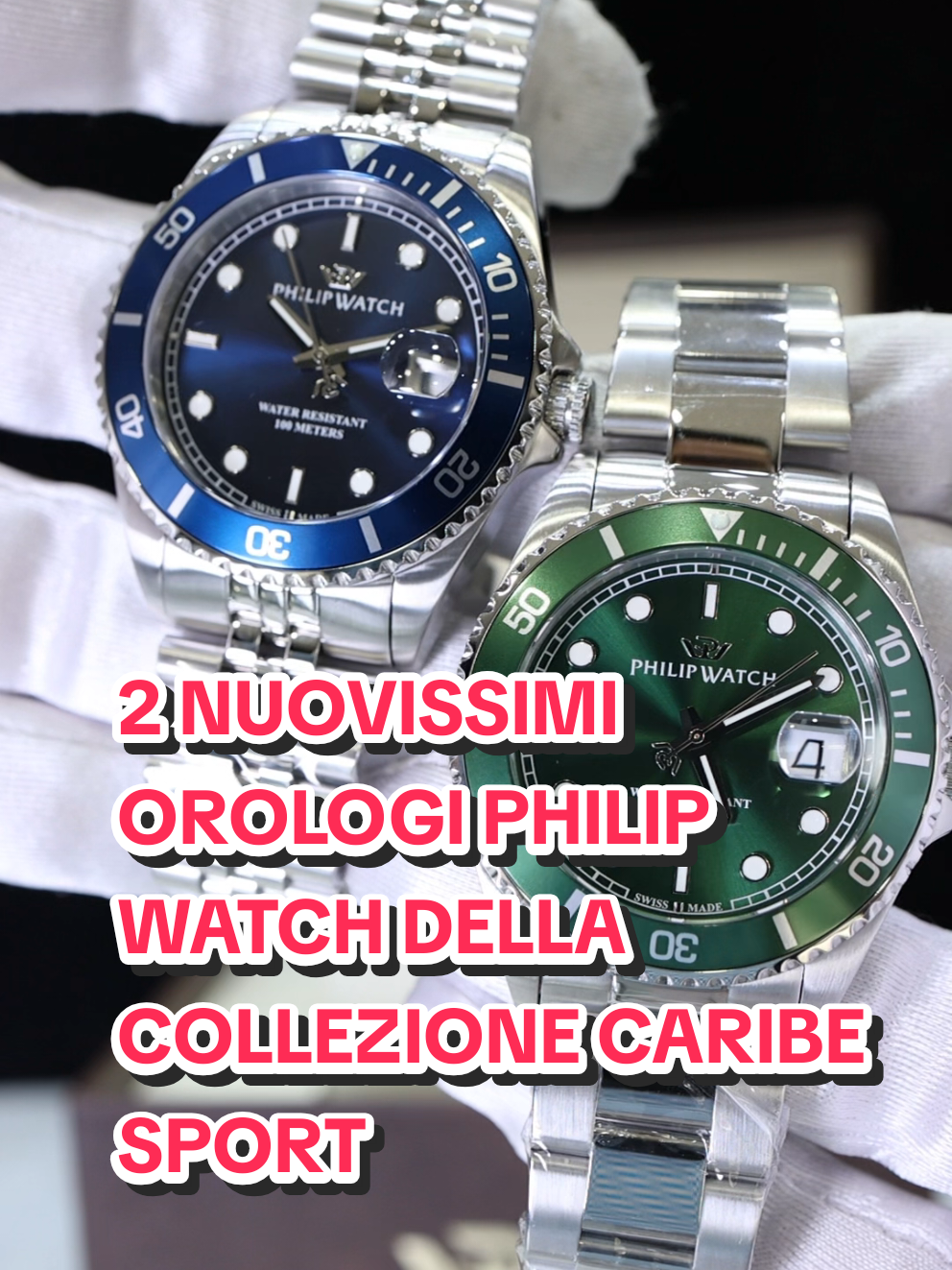 2 Nuovissimi orologi Philip Watch della collezione caribe sport. #orologio #orologiouomo #orologiodapolso #orologiophilipwatch #orologiophilipwatchcaribe 