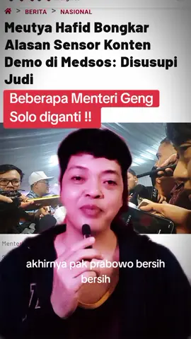 pak prabowo mulai bersih bersih kabinet dari geng solo 