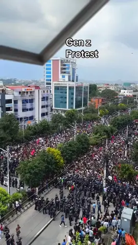 Gen z Protest in New Baneshwor 🇳🇵#risenepal🇳🇵 #EndCorruption 