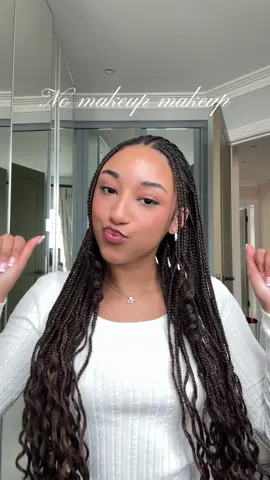 No makeup makeup routine #fyp #nomakeupmakeup #makeup #tutorials 