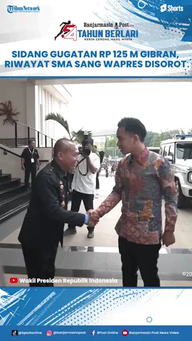 Siapa Subhan Palal yang Tuntut Wapres Gibran Rp125,01 Triliun? Ijazah SMA Anak Jokowi Dipersoalkan #wapresgibran