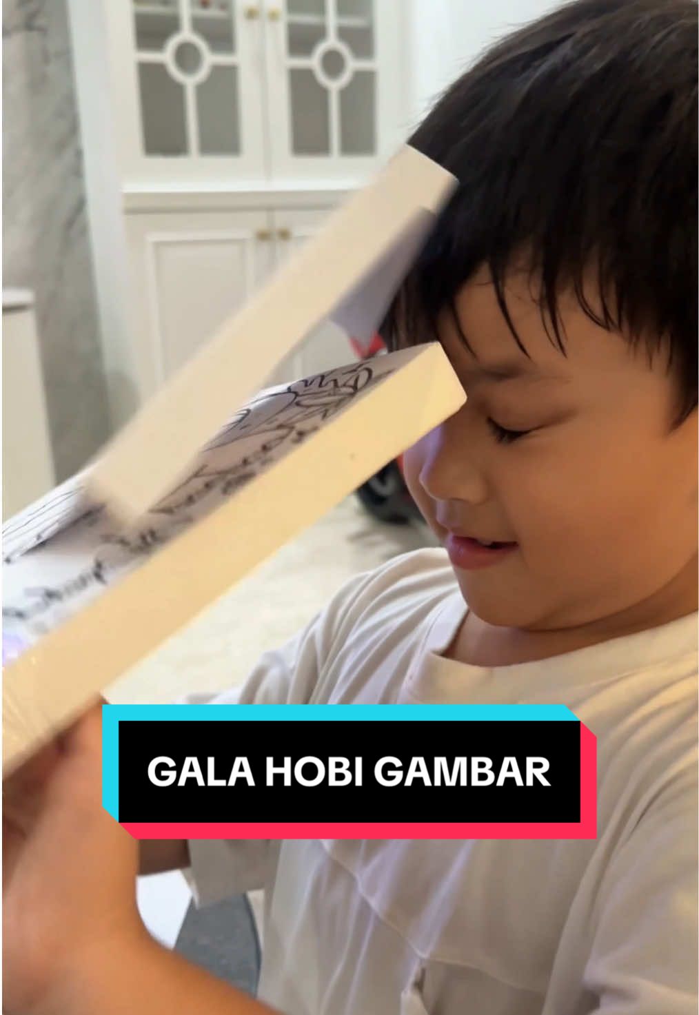 next kita ajak lomba gambar gimana? #bumil #gala #couple 