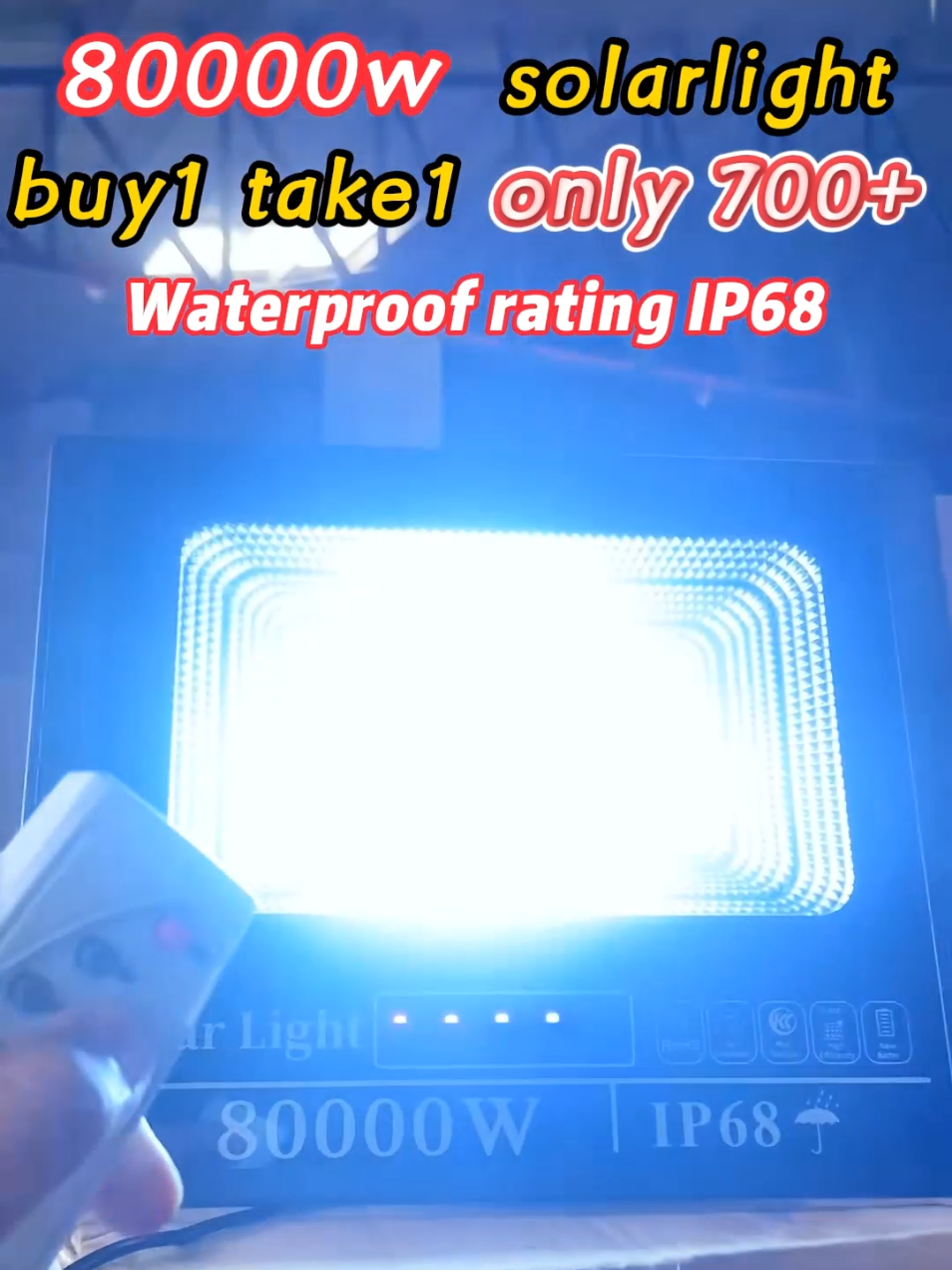 Buy 1 Take 1 Solar Lights with Solar Panel & Remote Control Indoor & Outdoor Solar Light Waterproof.#solarlights #buy1take1 #led 