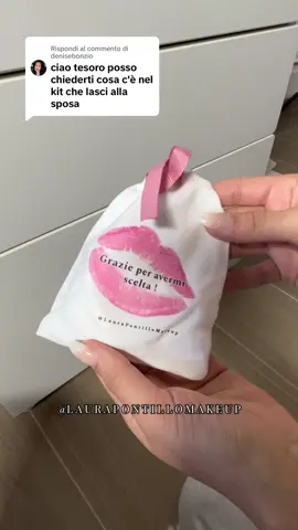 Risposta a @denisebonzio Cosa c’è nel mio kit ritocco per le spose ? 🎀 #truccosposa #makeupartists #truccatrice #trucco #sposa
