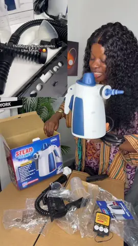 Handheld Steam Cleaner #tiktokshop #tiktokmademebuyit #steamcleaner #cleaningmadeeasy #cleaninghacks 