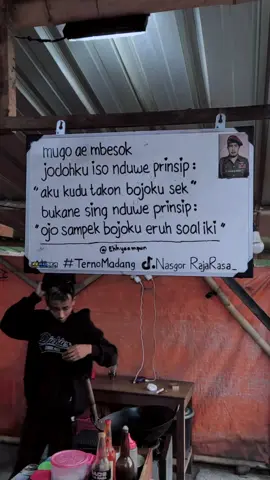 @arf.fr02  Lokasi Nasi Goreng RAJARASA Etan Prapatan Ngumpul Balong Ponorogo. #quotes #jowostory #storyjowo #fyp #masukberanda #nasigorengrajarasa #ponorgo24jam #fyppppppppppppppppppppppp #jowopride #rombongannyeni #sampitak 