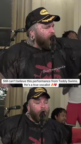 Teddy Swims can sing! ❤️ #kaicenat #kaicenatclips #teddyswims #mafiathon3 #fyp 