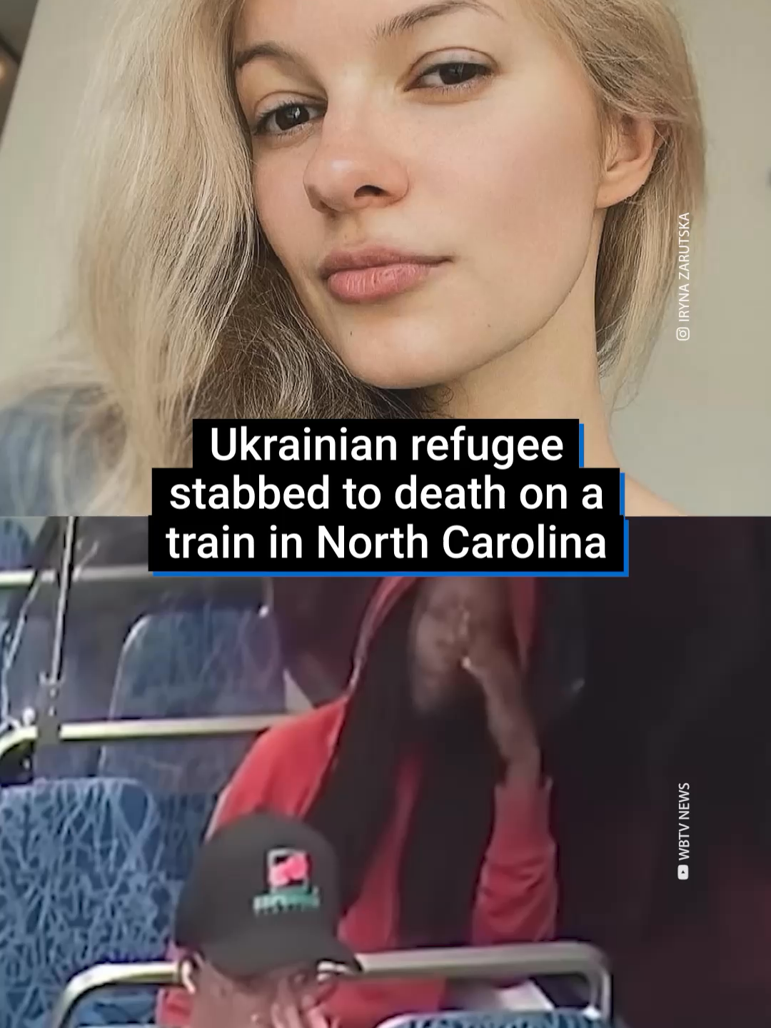 23-year-old Iryna Zarutska had fled war-torn Ukraine before relocating to the US, where she was murdered in a random attack on August 22nd. Decarlo Brown, a repeat offender, has been charged with first-degree murder. #rip #irynazarutska ##ukraine #us