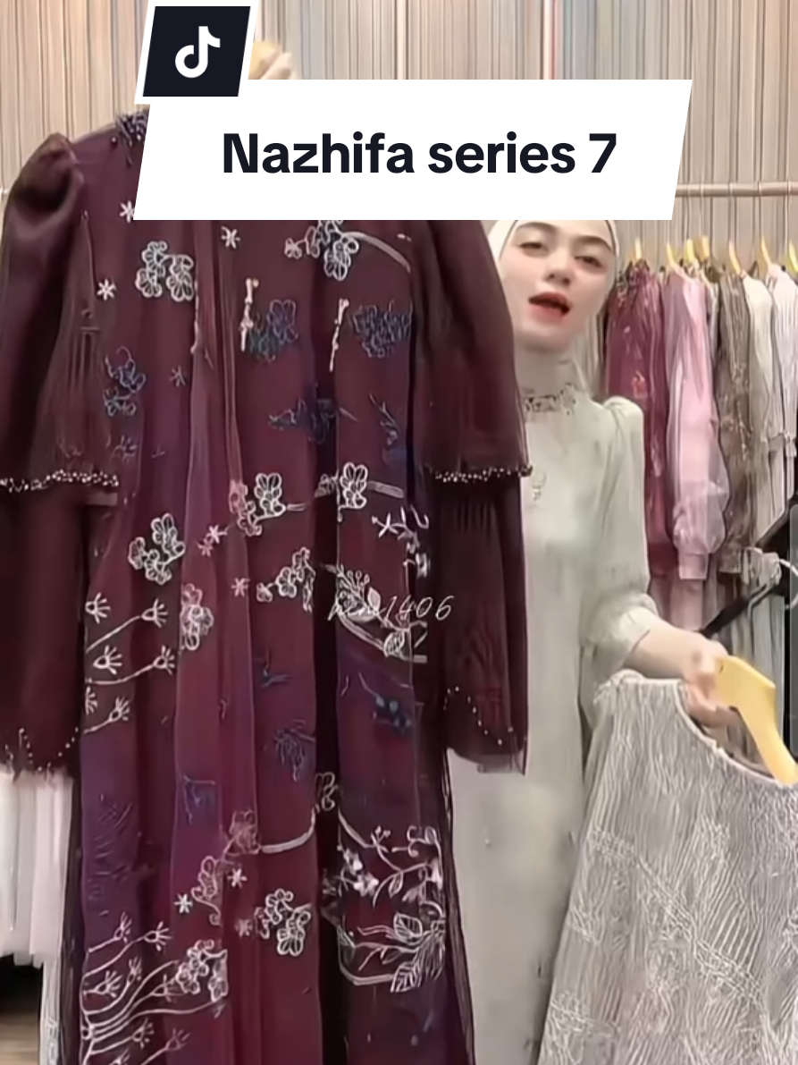 Nazhifa series 7 by Aisyalina  gamis tanpa hijab non busui  #cuantanpabatas #gajiansale #paydaysale #wibgajian #promoguncang99 