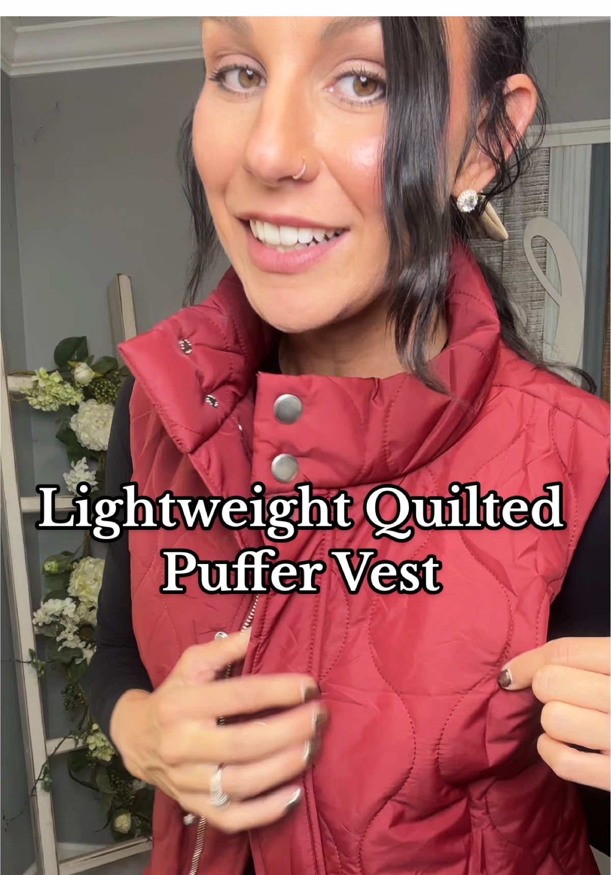 Yall it’s the perfect vest! cute, lightweight & actually flattering 🙌 Comes in so many colors + free shipping! @evalessfashion @Evaless_official  #puffervest #quiltedpuffer #fallfashion #tiktokmademebuyit #fallinspo #casualootd 