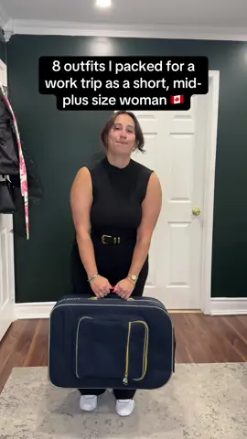Add a little makeup, ironing, + styling, and we have 8 solid outfits. 