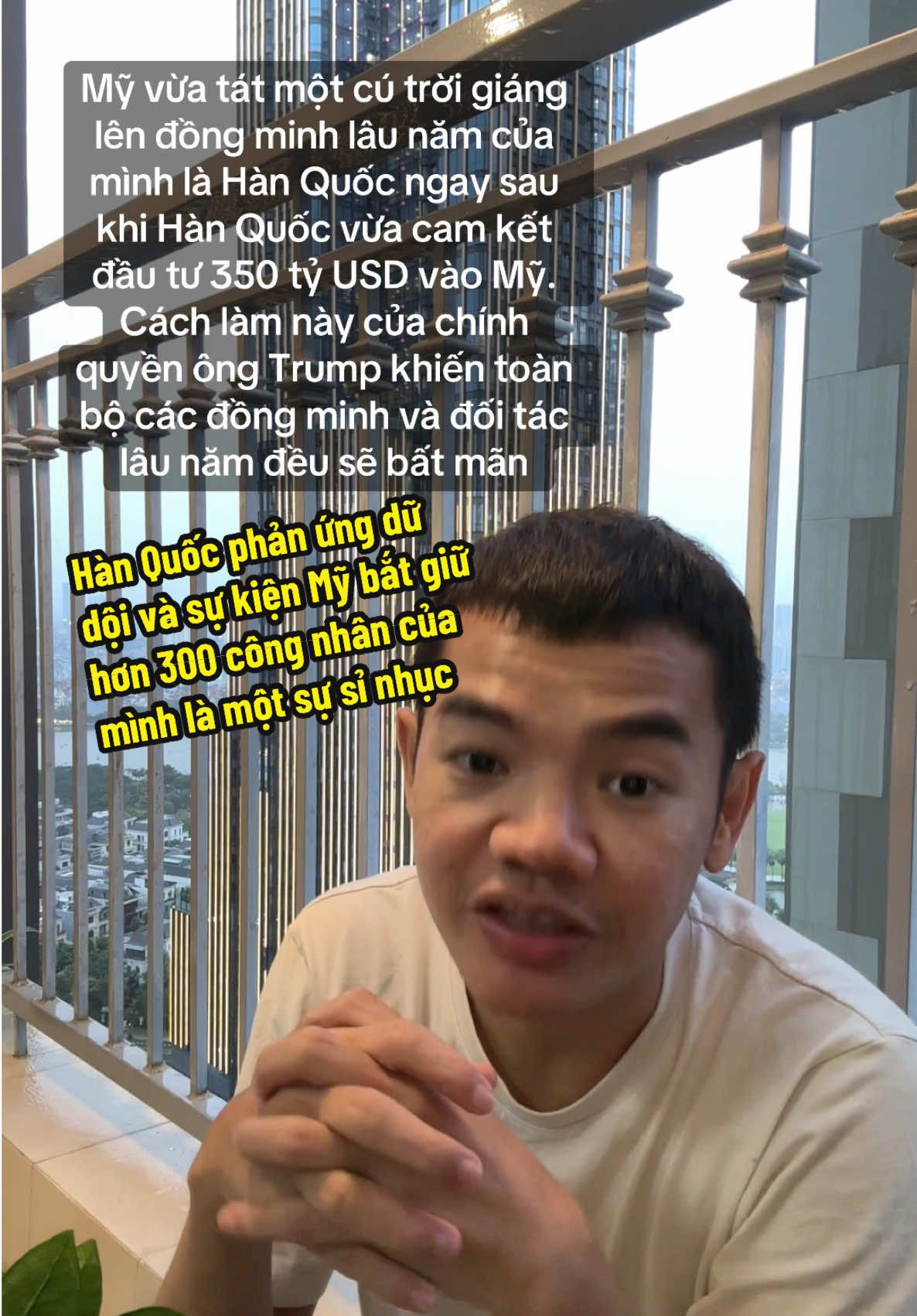 Mỹ tát một cú trời giáng lên Hàn Quốc khi bắt giữ hơn 300 công dân Hàn #thangbansach 