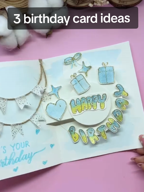 birthday card idea 💡#foryou #fyp #DIY #dollartreediy #birthday 