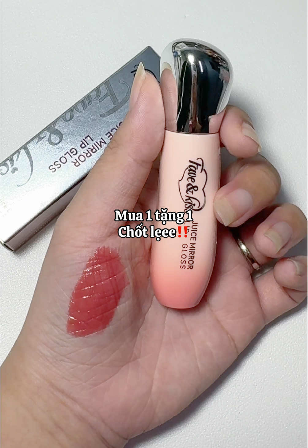 Săn lẹ mấy nàng ơii 💋 #favekiss #sonbong #sontint #makeup #review 