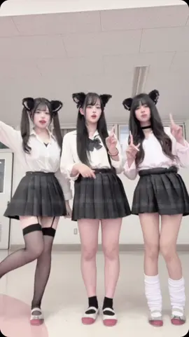 こんな系統違うのにずーっと仲良し♡#jk #fyp #文化祭 #黒猫 #高三 