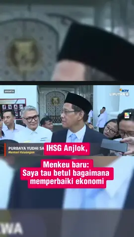 Menkeu Purbaya Yudhi Sadewa tau betul bagaimana memperbaiki ekonomi, jadi IHSG akan rebound? #IHSG #saham #menkeu #purbaya